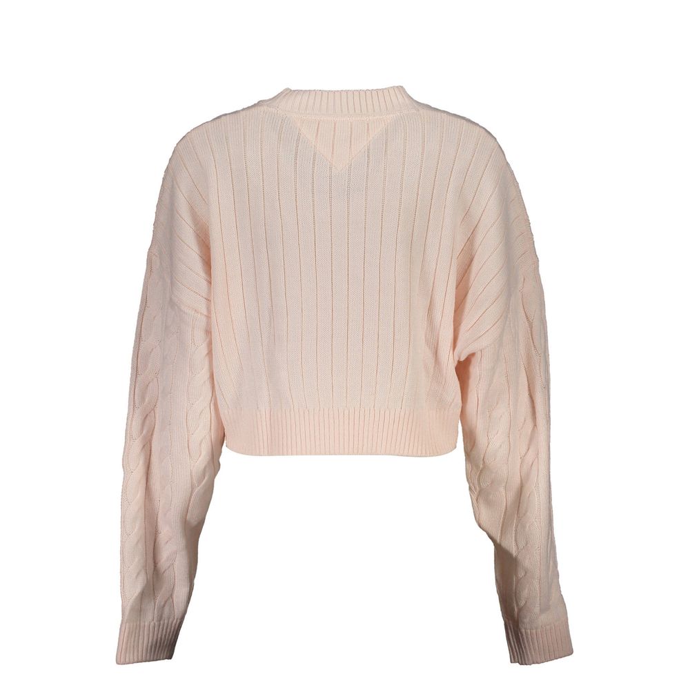 Γυναικείο πουλόβερ Tommy Hilfiger Pink Polyester