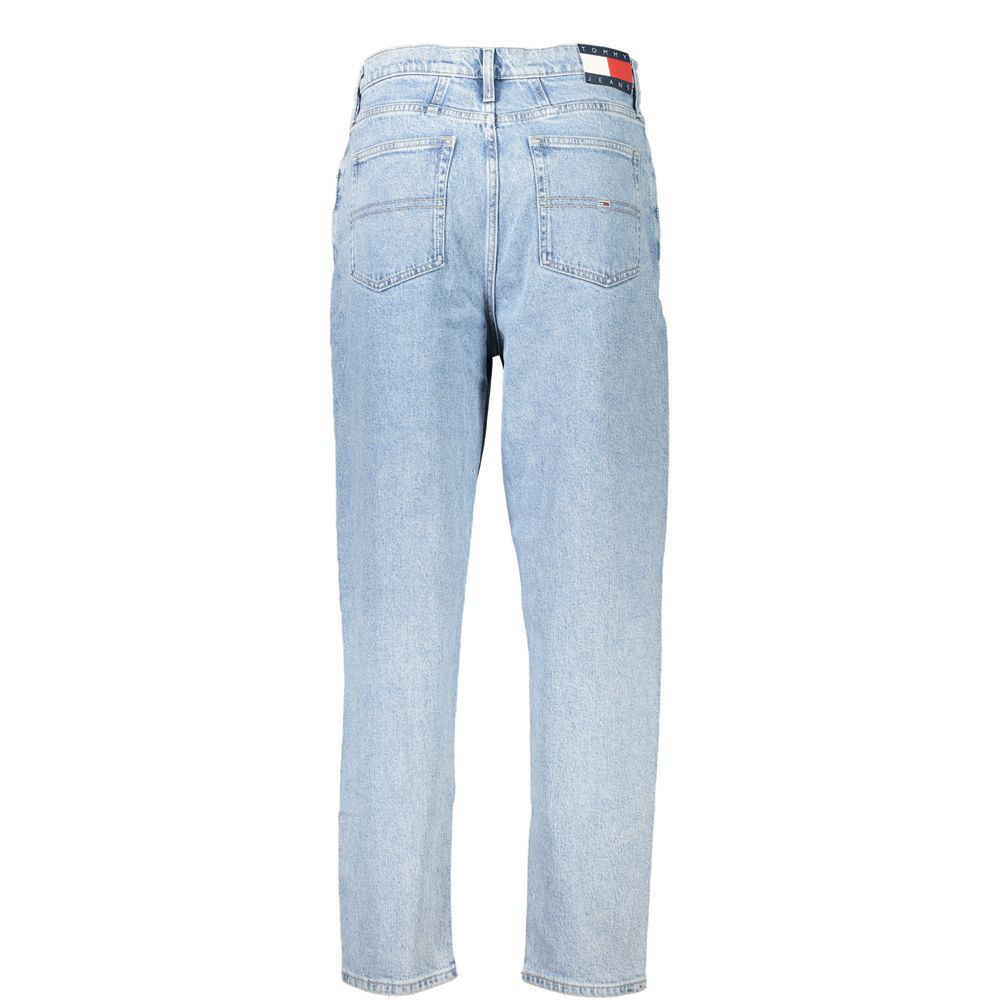 Tommy Hilfiger Blue Cotton Mom Jeans