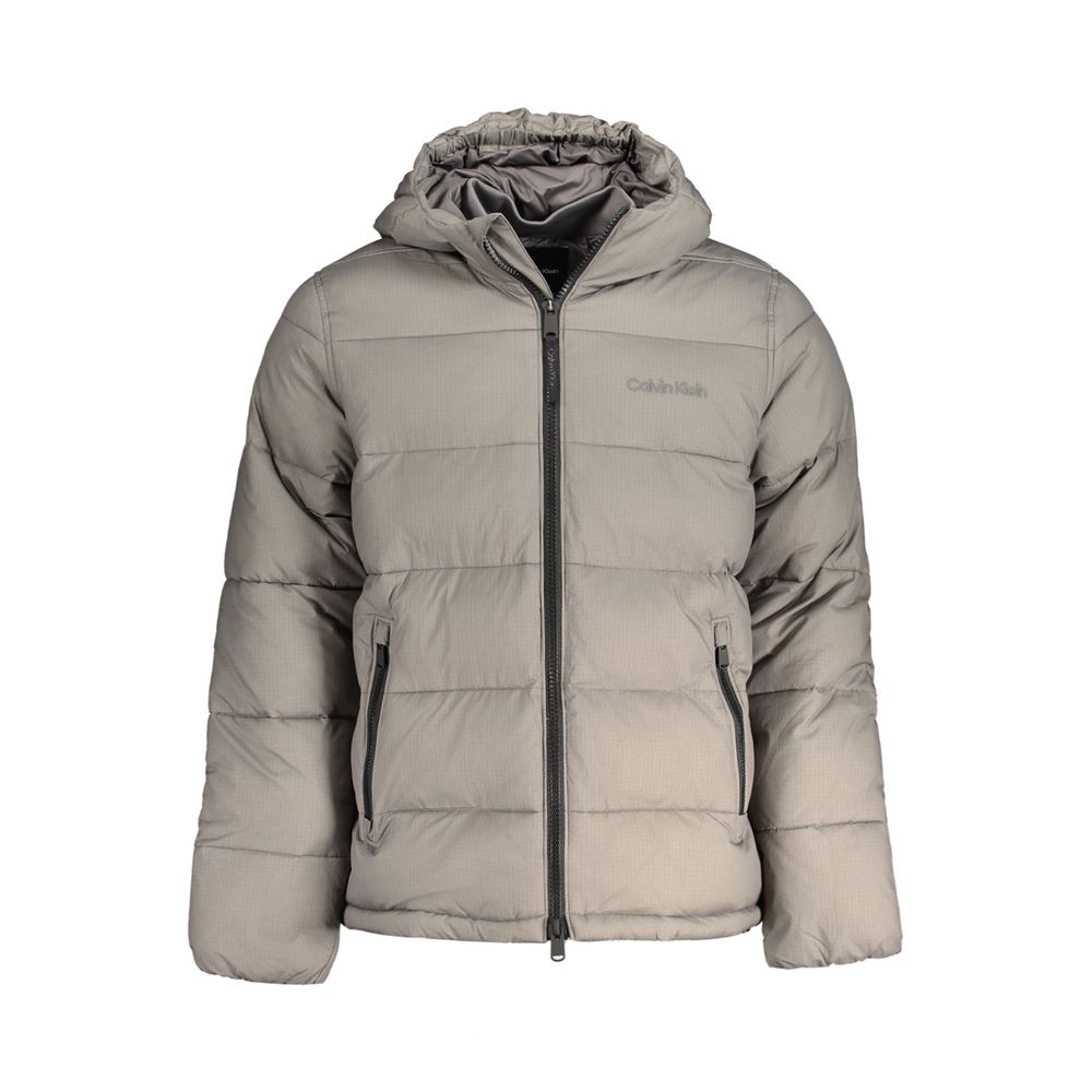 Νάιλον μπουφάν Calvin Klein Grey