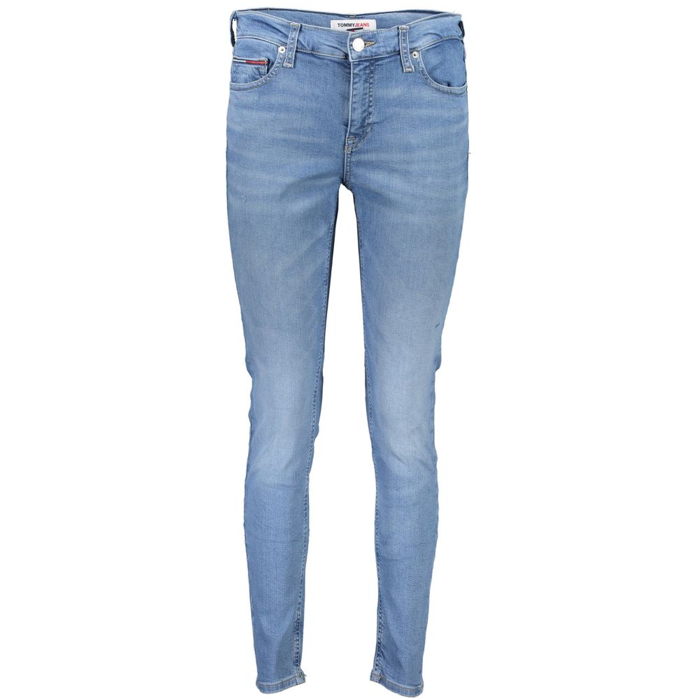 Tommy Hilfiger Blue Cotton Skinny Jeans