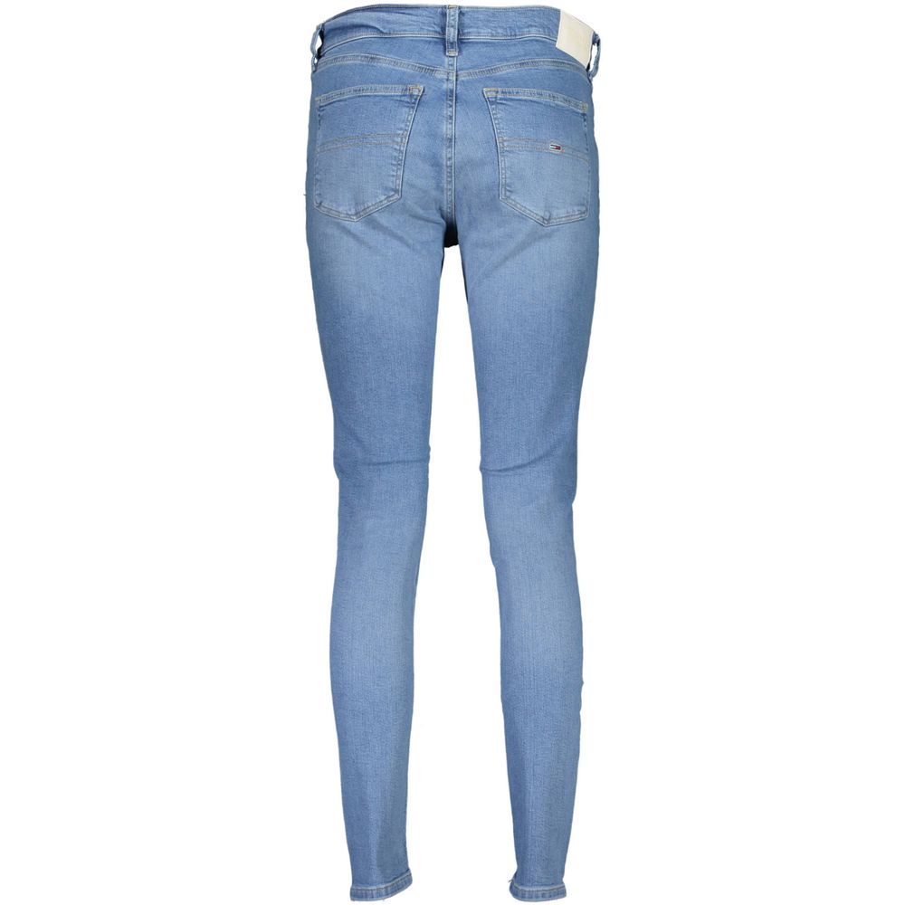Tommy Hilfiger Blue Cotton Skinny Jeans