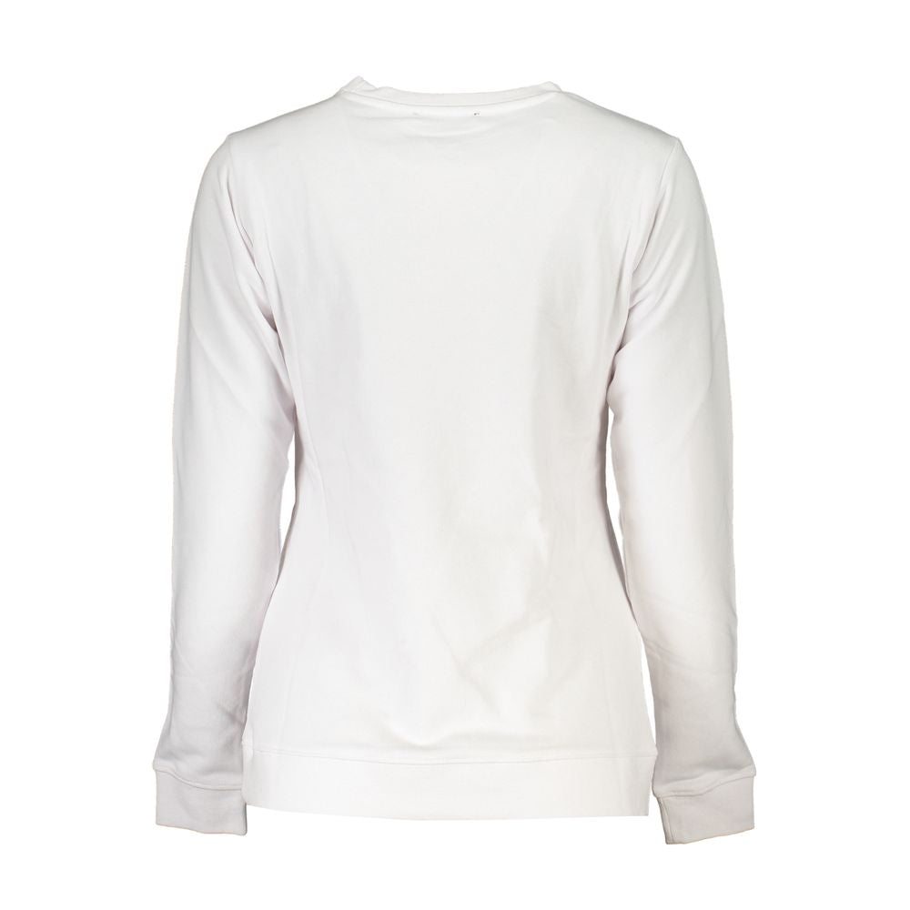 Cavalli Class Bianco Cotton Women Sweatshirt