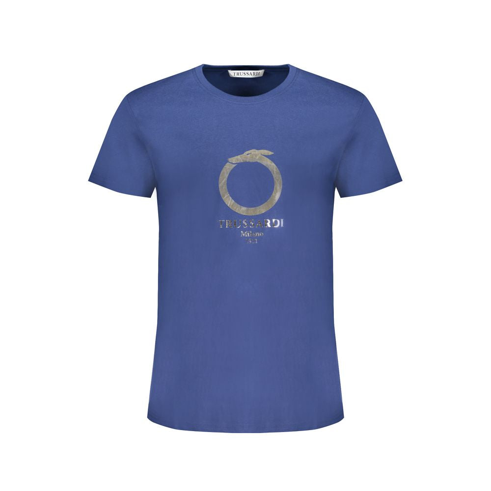 Μπλουζάκι Trussardi Blue Cotton