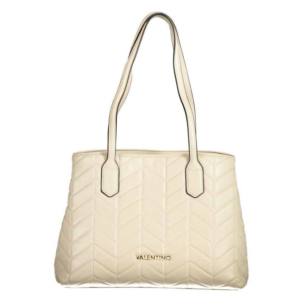 Mario Valentino Beige Polyethylene Women Handbag