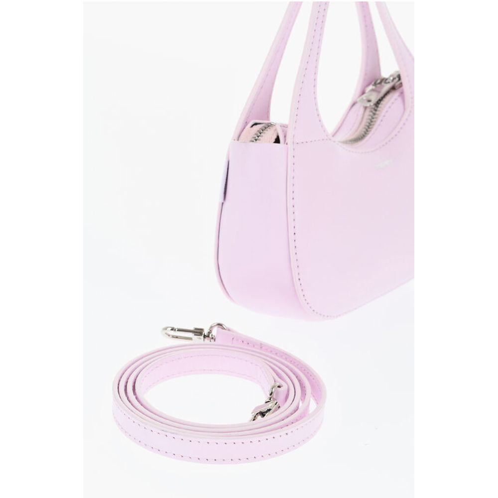 Coperni Leather Mini Baguette Bag with Removable Shoulder Strap