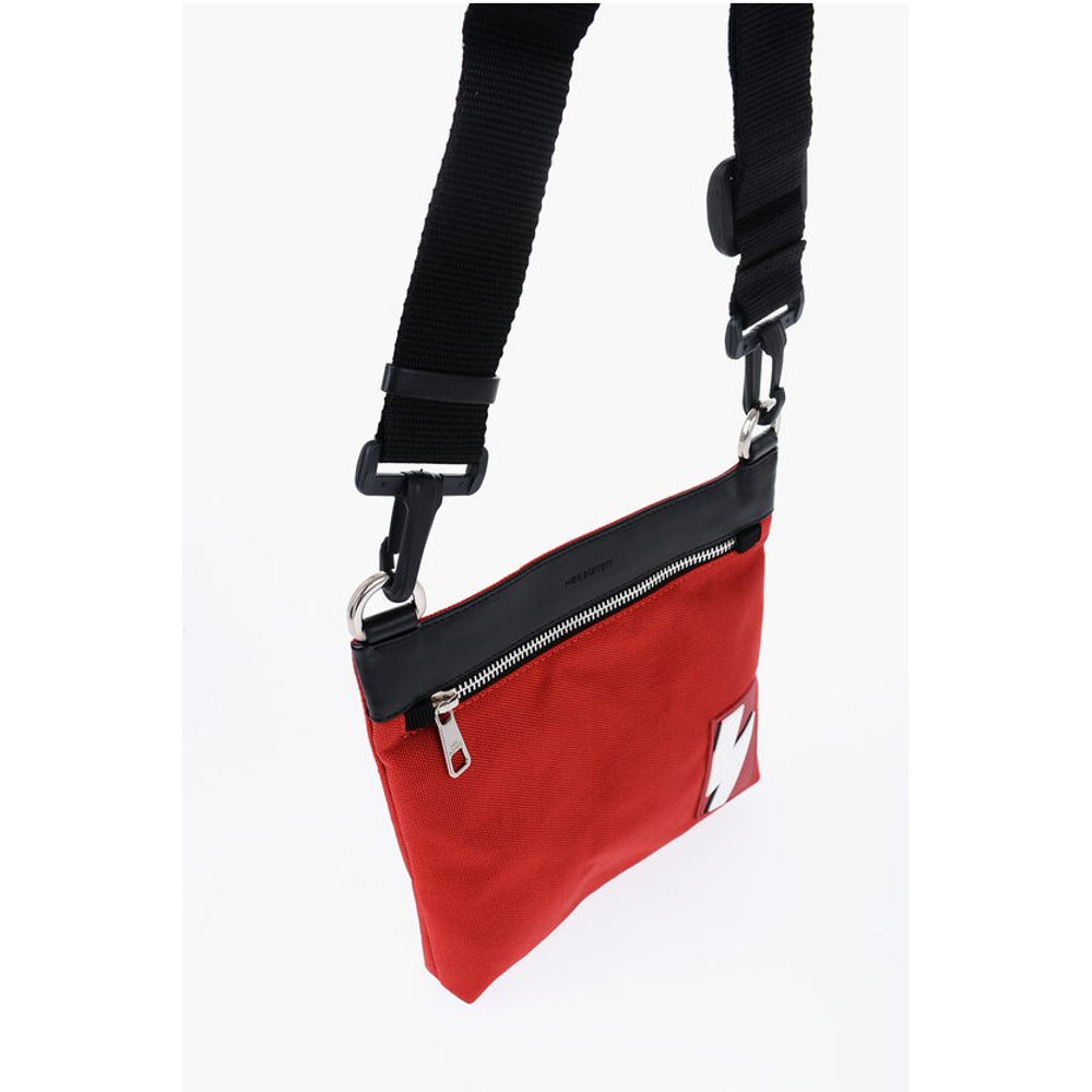 Neil Barrett Bicolor Nylon Shoulder Bag