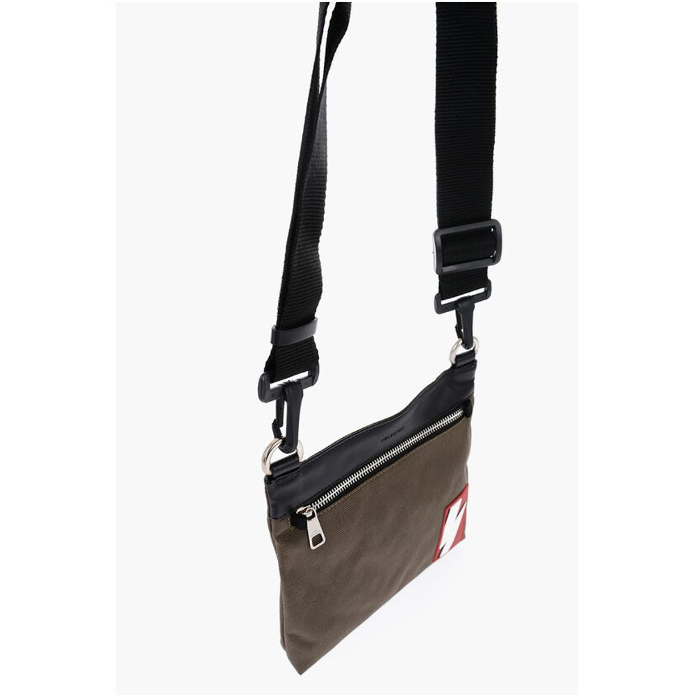 Neil Barrett Green Nylon Shoulder Bag