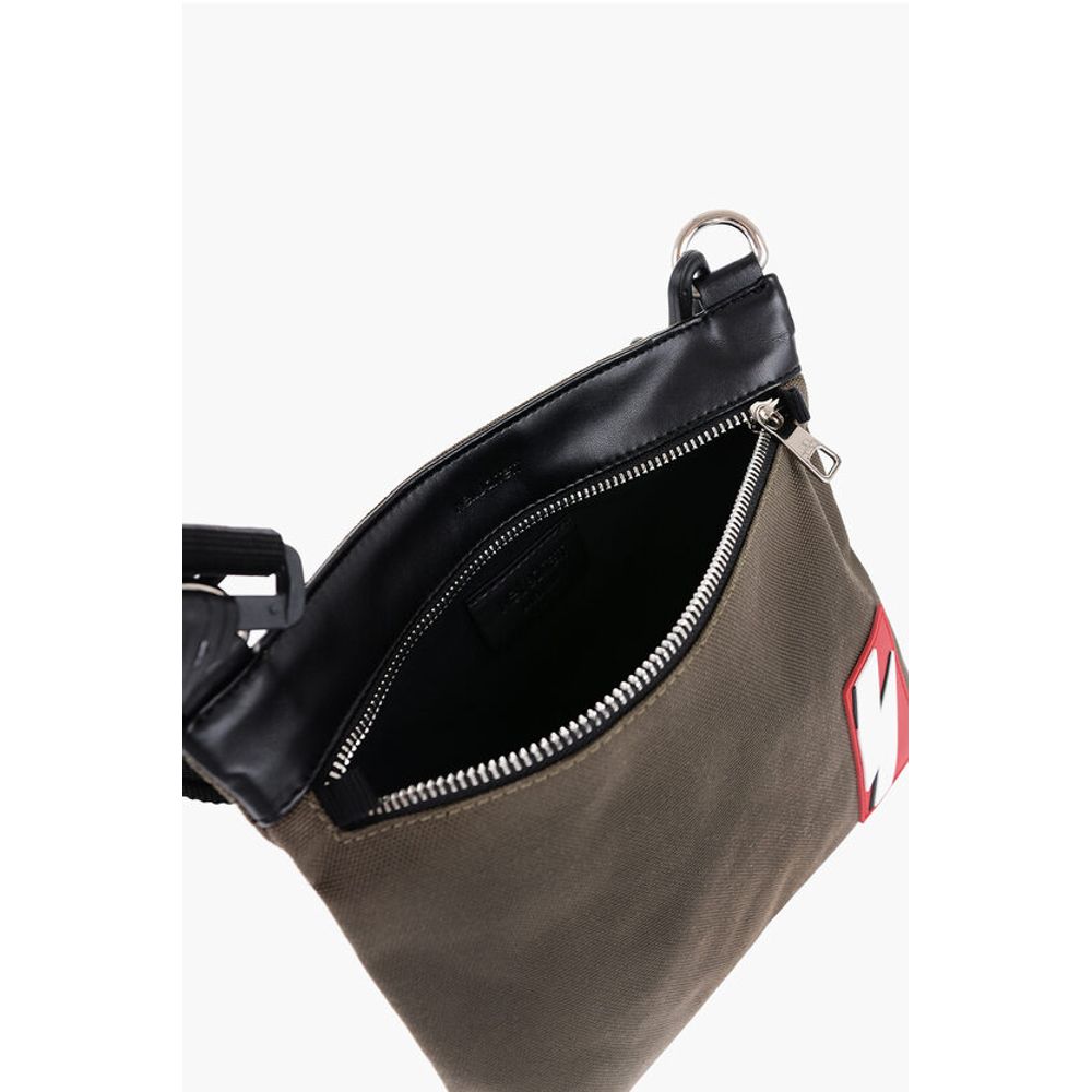 Neil Barrett Green Nylon Shoulder Bag