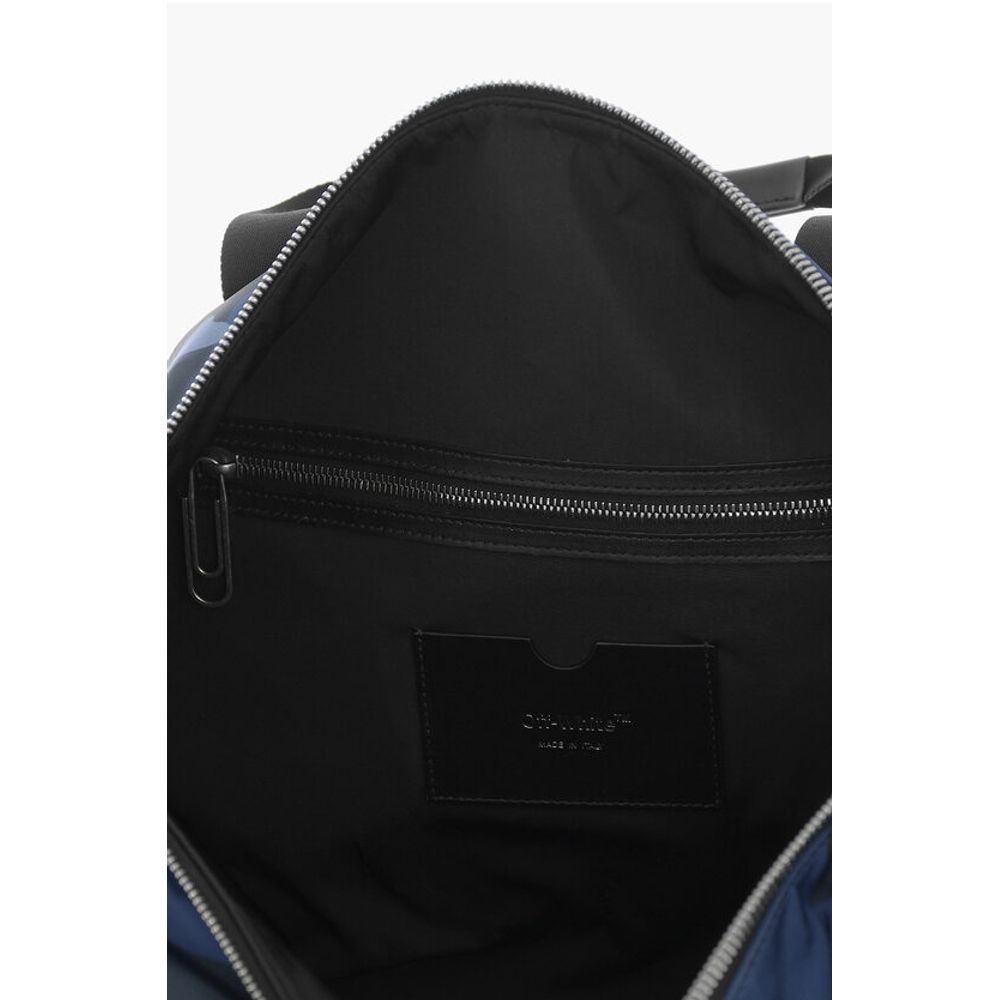Off-White Blue Nylon Luggage And Travel