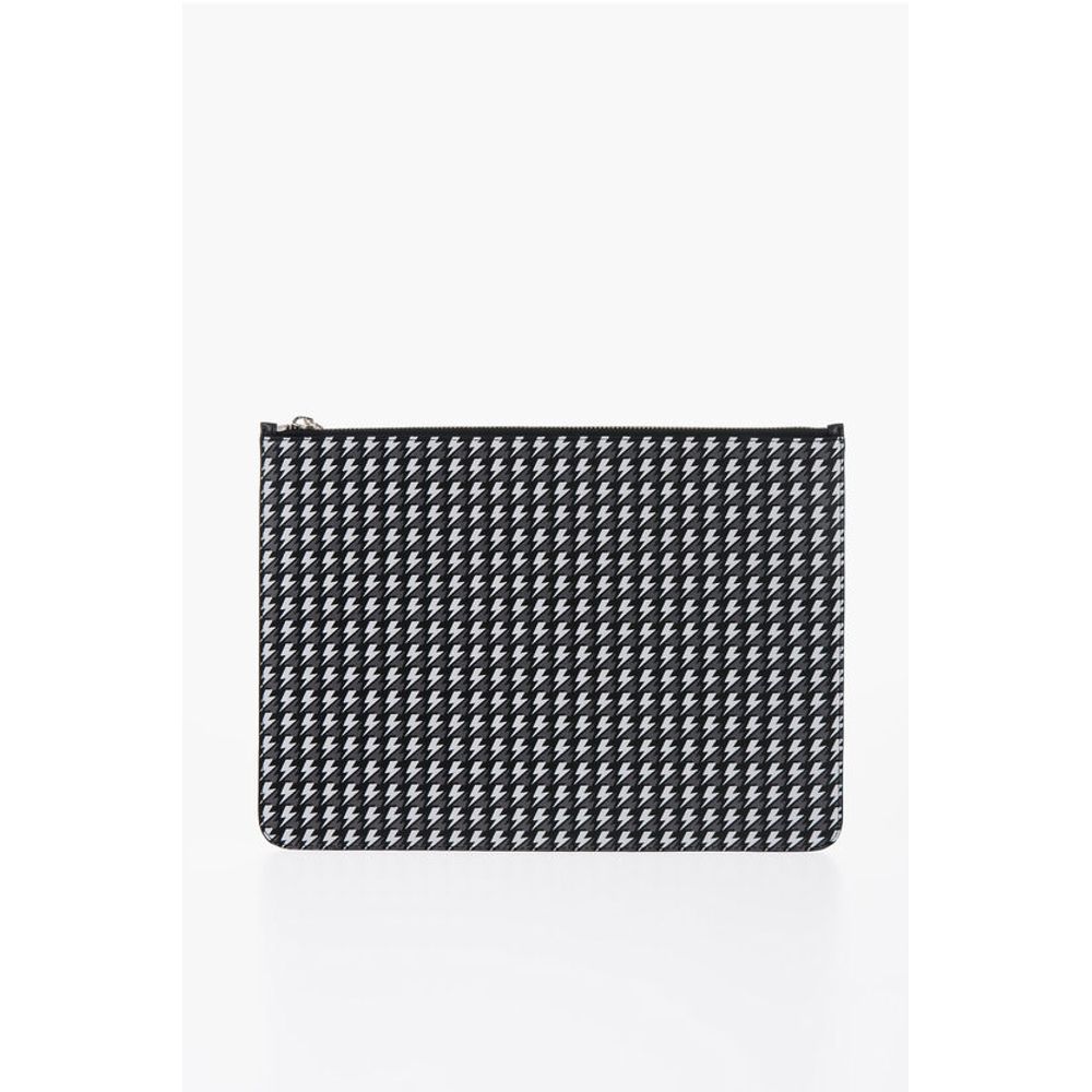 Neil Barrett Gray Leather Wallet