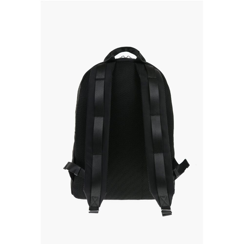 Versace JEANS COUTURE Nylon Backpack with Contrasting Logoed Detail