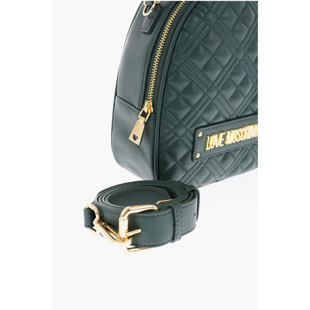 Moschino LOVE quilted faux leather bag with removable shoulder strap