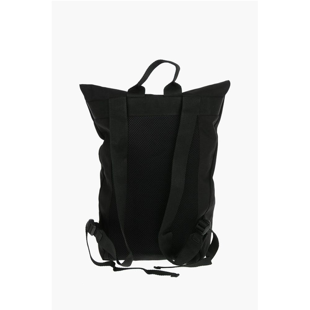 Neil Barrett solid color nylon CITY FLAP backpack