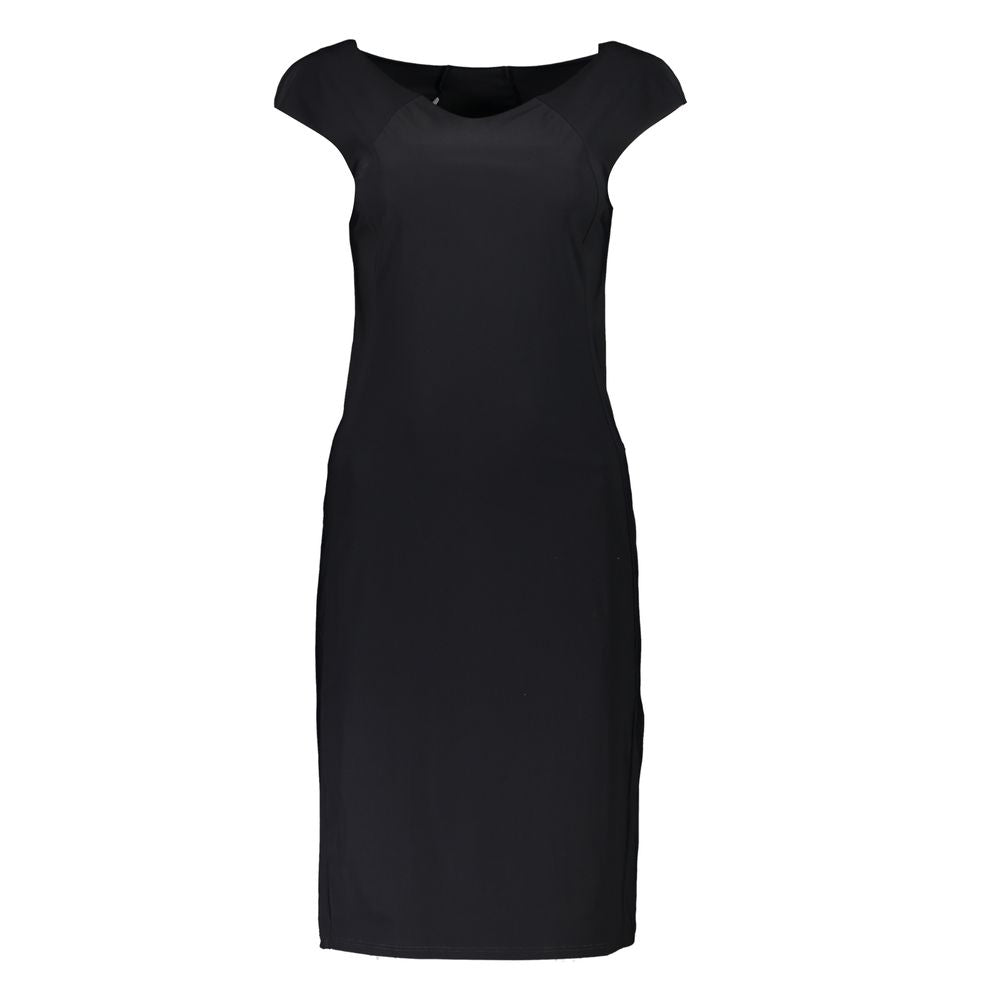 Patrizia Pepe Black Elastane Casual Dress