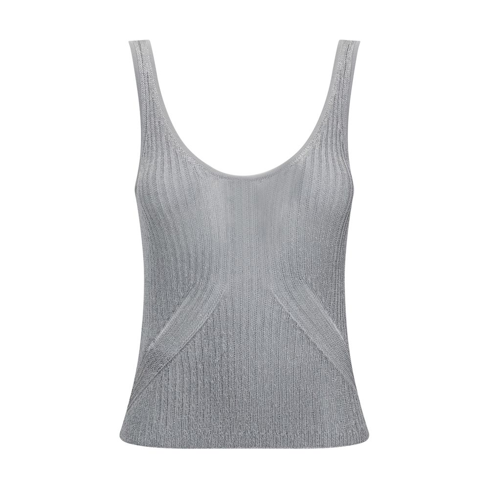 PINKO Metallic Knit Top