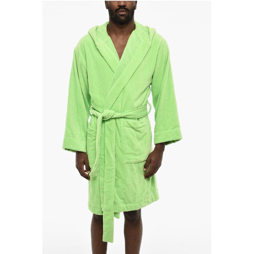 Dsquared² Terry Cottton Bathrobe with Belt