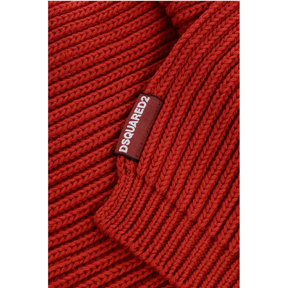 Dsquared² Solid Color Wool Blend Scarf