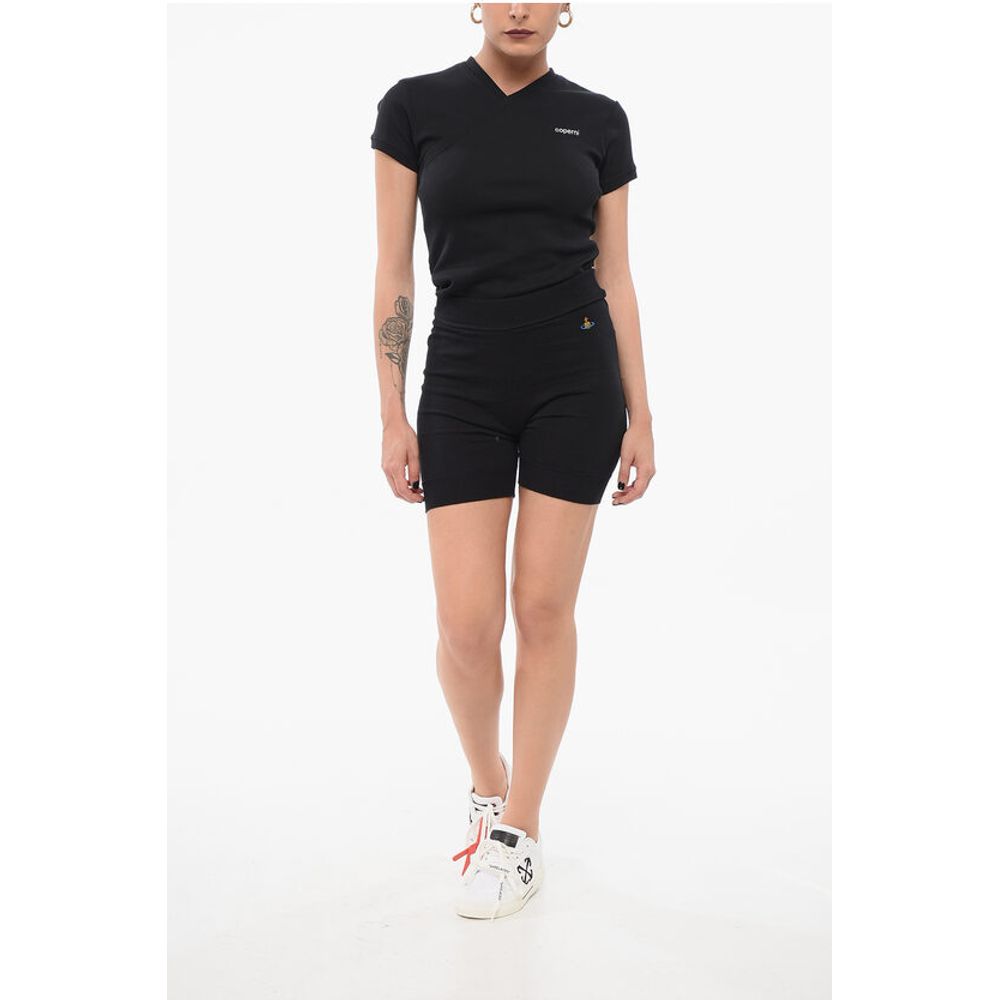 Vivienne Westwood Knitted BEA Shorts with Embroidered Logo