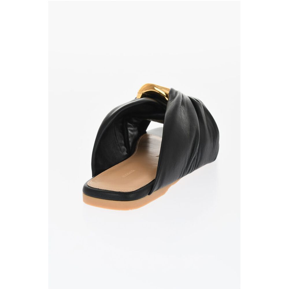 J.W.Anderson Twisted Leather Slides