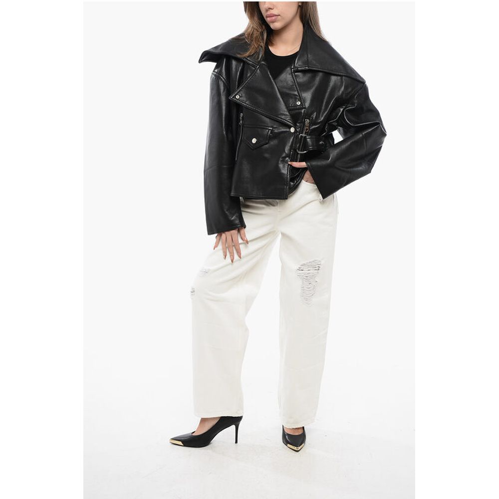 Nanushka Faux Leather ADO Biker Jacket