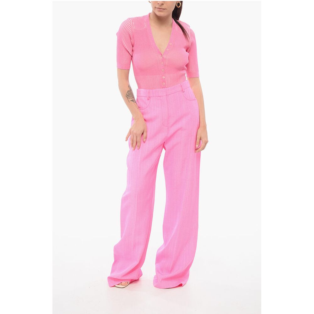 Jacquemus Silk Blend SAUGE Palazzo Pants