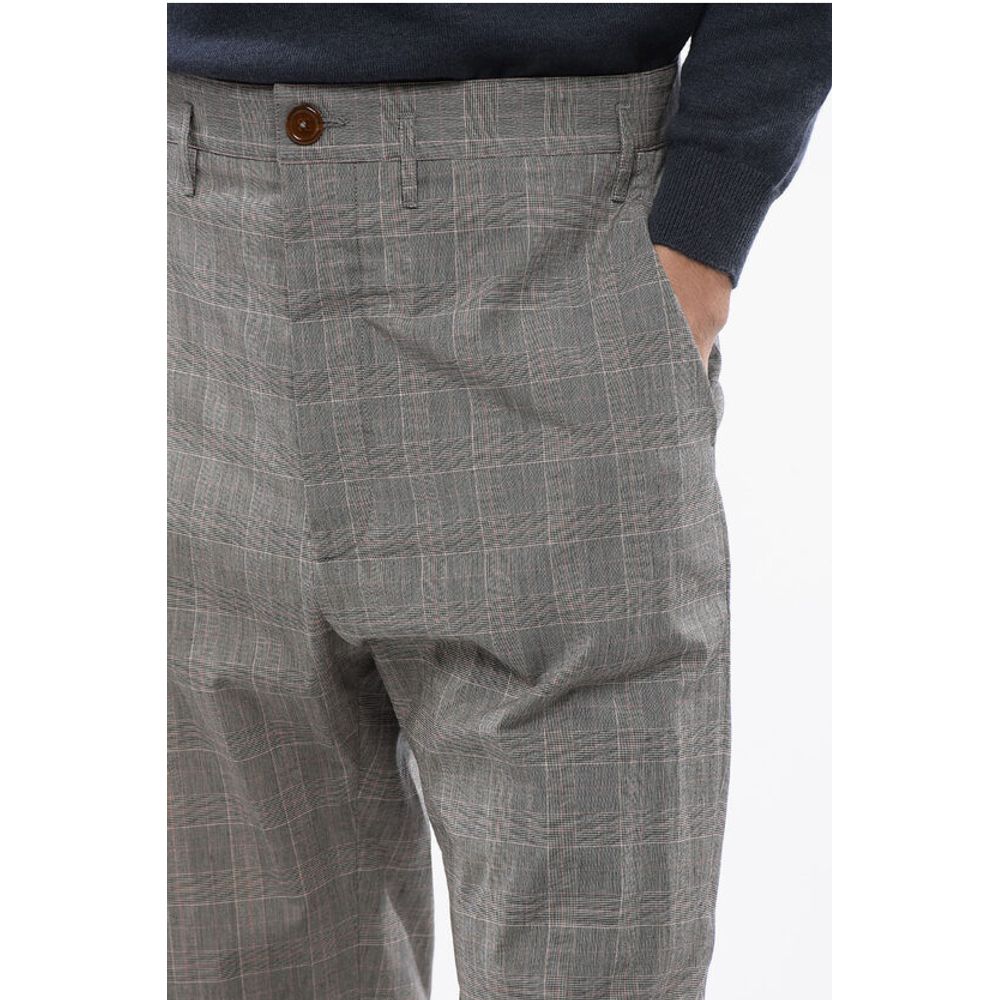 Vivienne Westwood Lightweight Cotton CRUISE Pants with Prince of Wales Motif