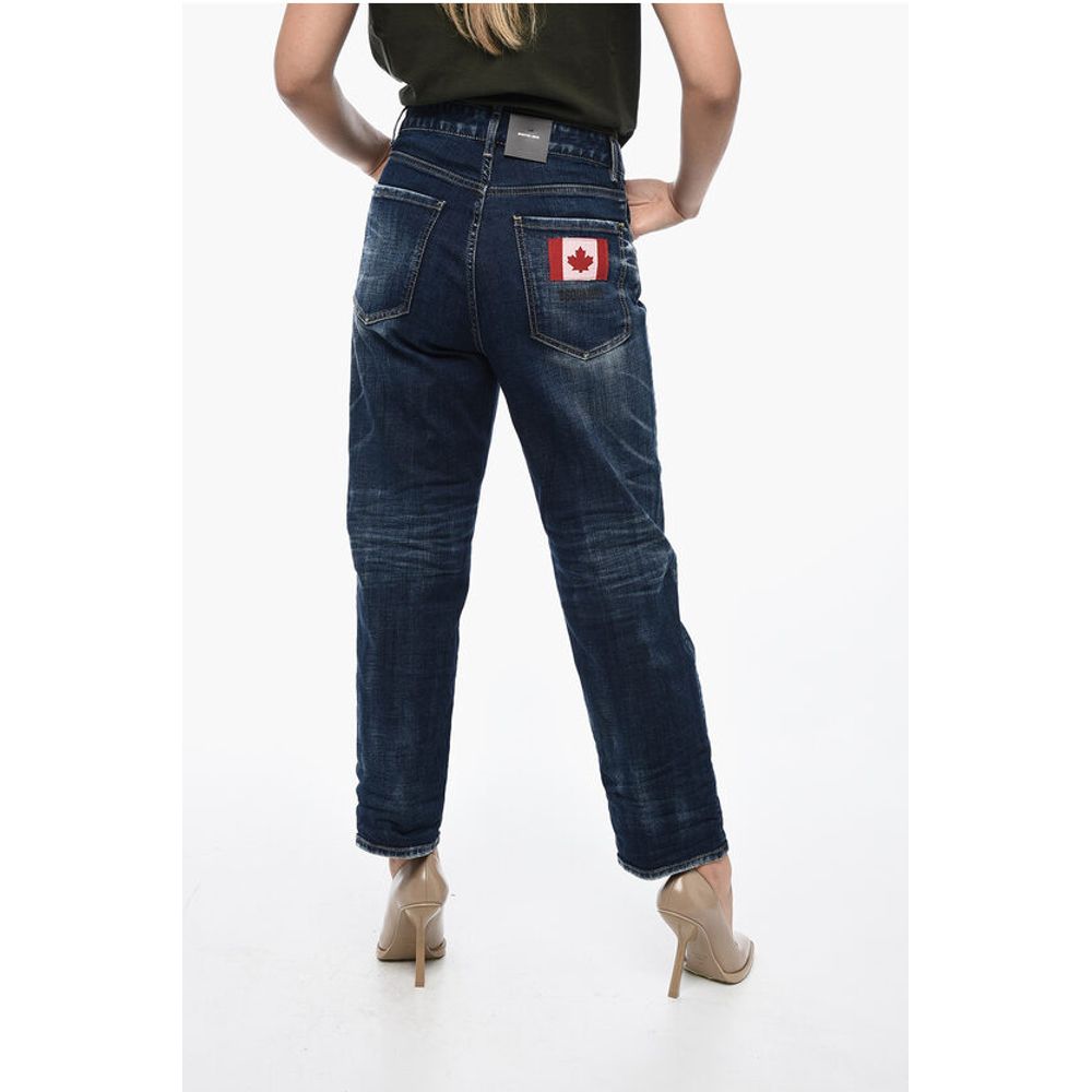 Dsquared² Boston Denims with Distressed Effect 20cm