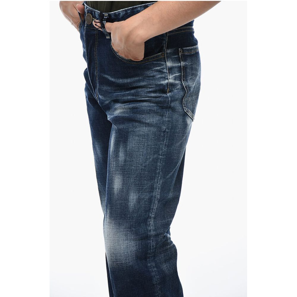 Dsquared² Boston Denims with Distressed Effect 20cm