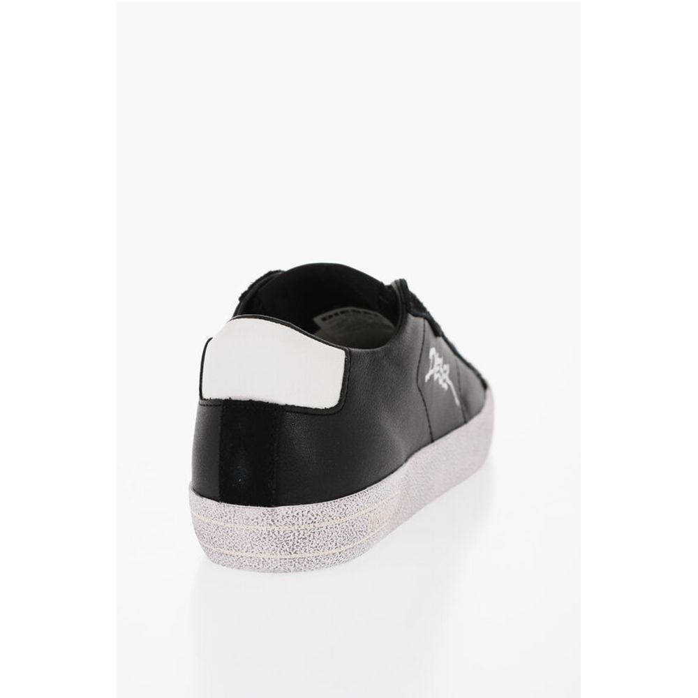 Diesel Embroidered Logo LEROJI Eco-Leather Sneakers