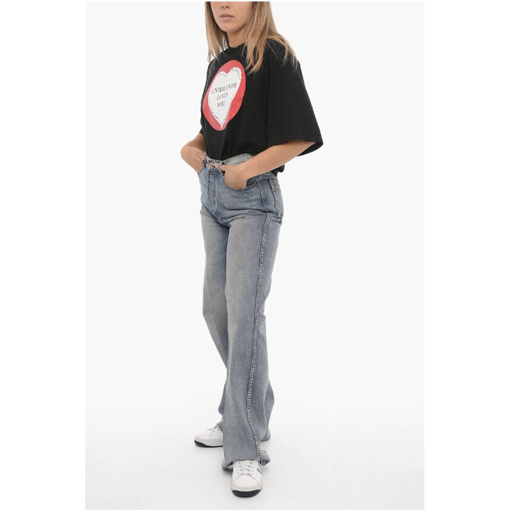 Zimmermann Wide Leg Jeans with Golden Buttons 27cm