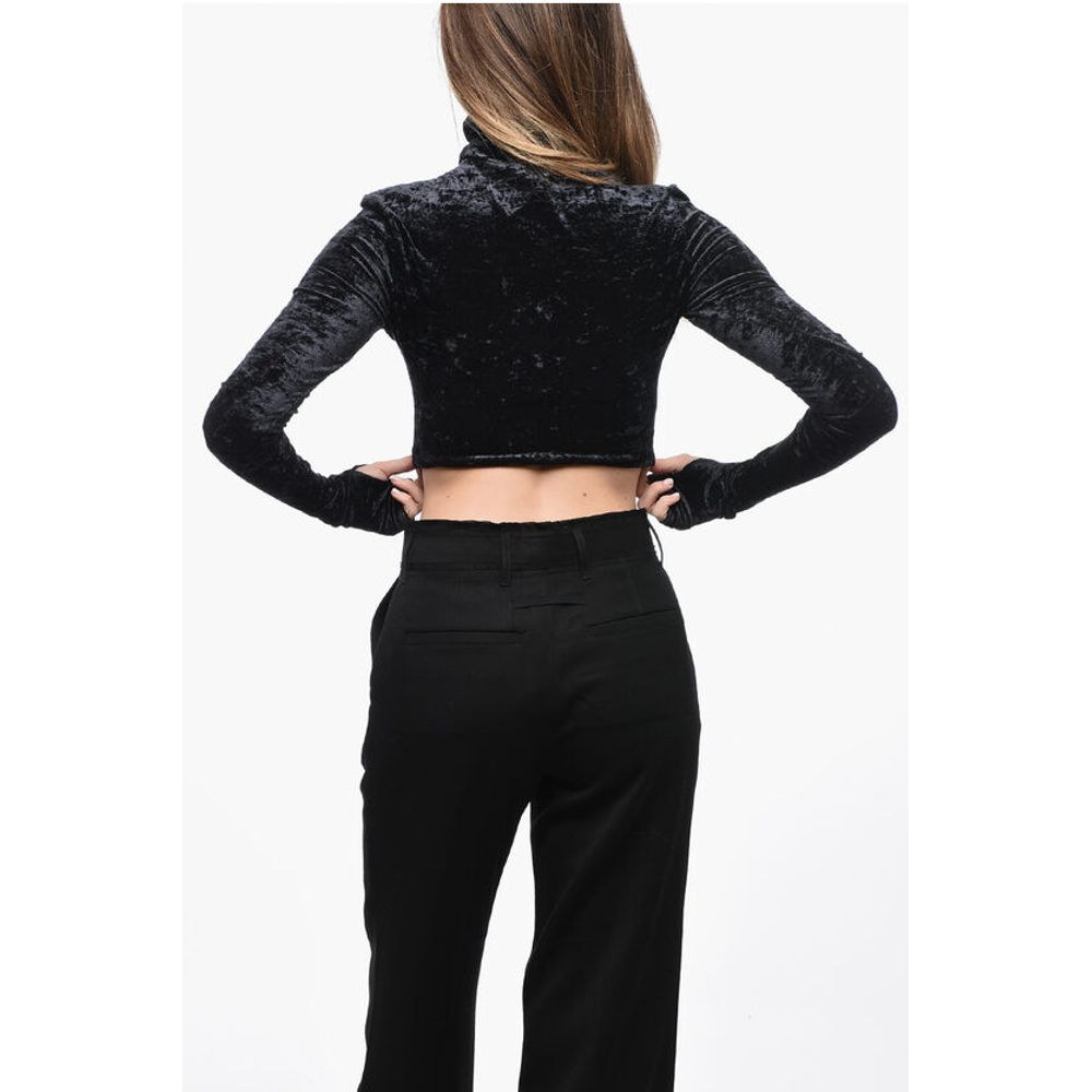 The Andamane Long Sleeved Velvet Top