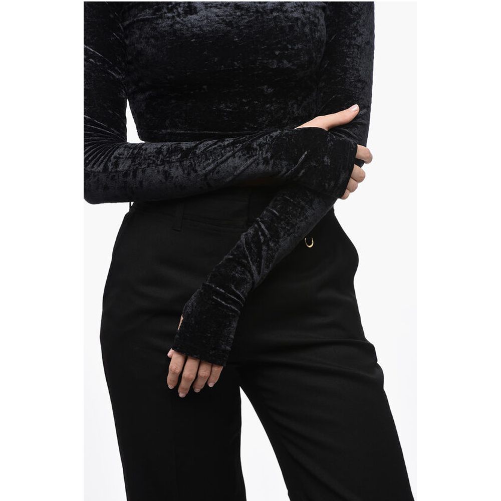 The Andamane Long Sleeved Velvet Top