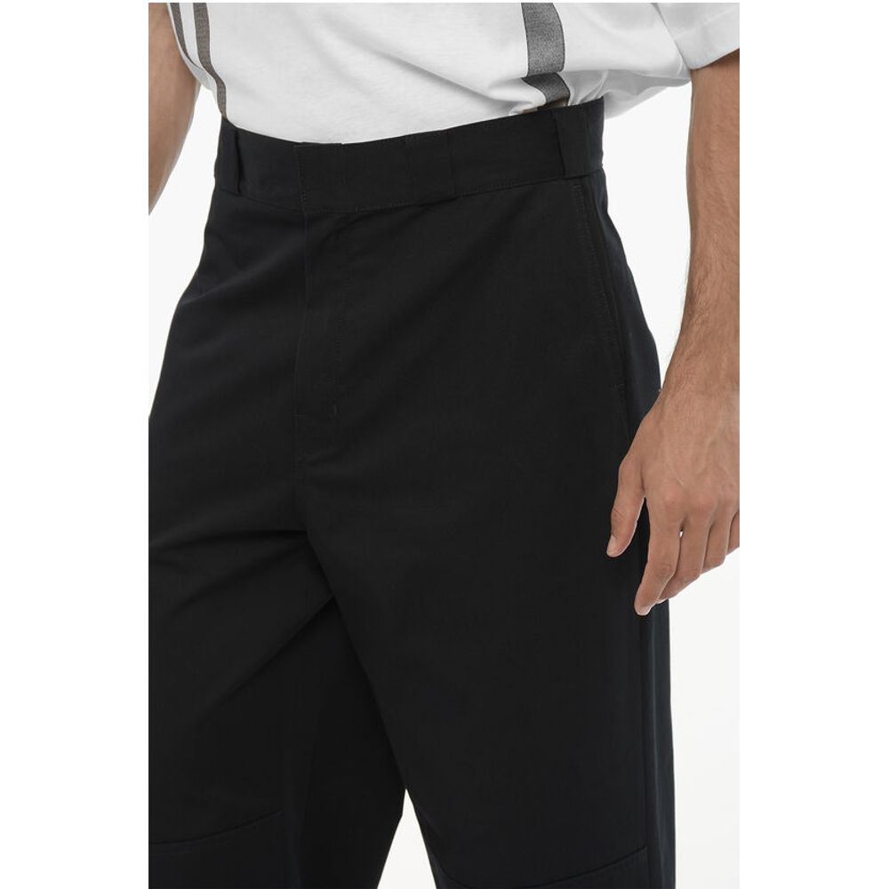 Palm Angels High-Waisted Straight Leg Pants