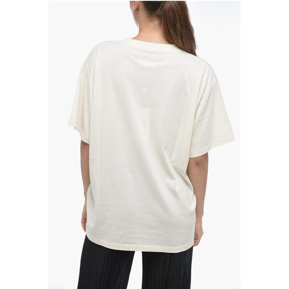 Maison Margiela MM6 Crew Neck OFF WHITE Printed T-Shirt