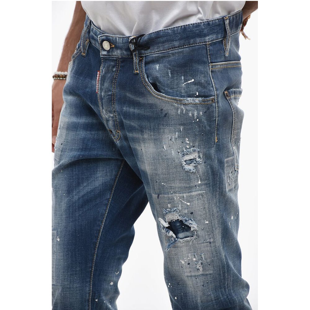 Dsquared² Delavé Skater Denims with Rhinestone Application