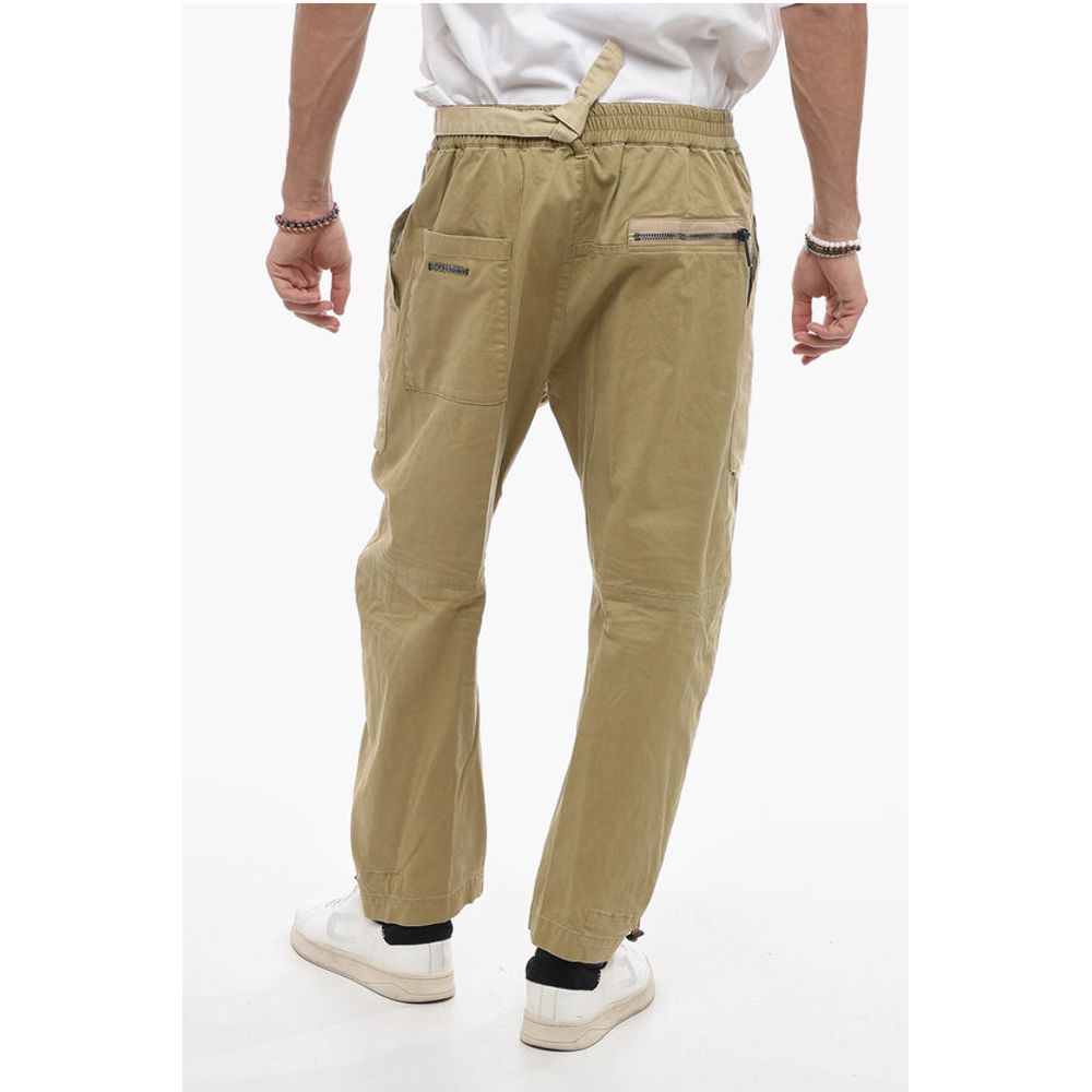Dsquared² Two-toned Pully Pants with Buckle