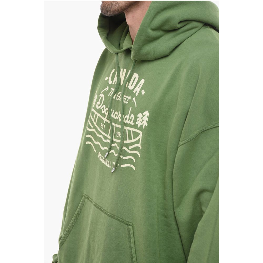 Dsquared² RAGIAN Hoodie Sweatshirt with Lettering Print