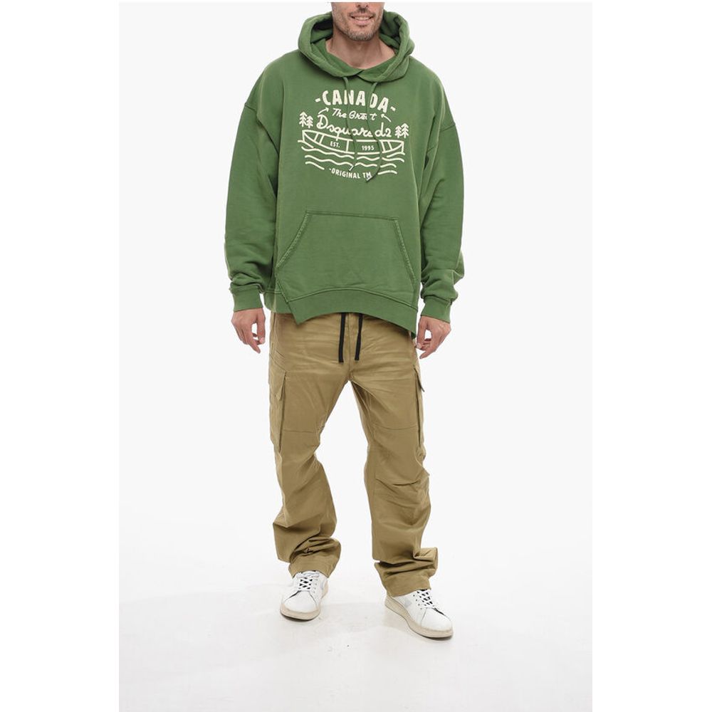 Dsquared² RAGIAN Hoodie Sweatshirt with Lettering Print