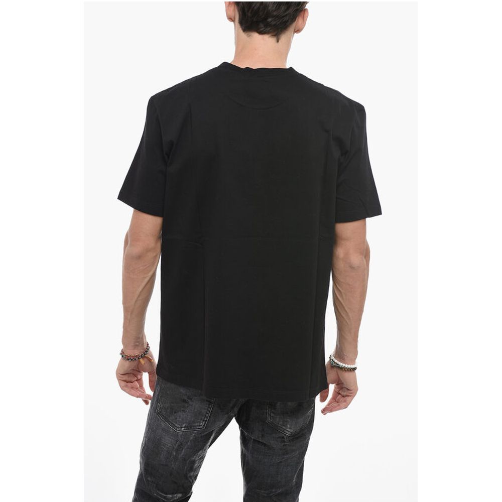Dsquared² Printed Crewneck T-shirt with Multicolored Logo