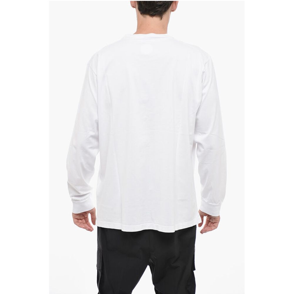 Dsquared² Long-sleeved Skater Fit T-shirt with Logo Print