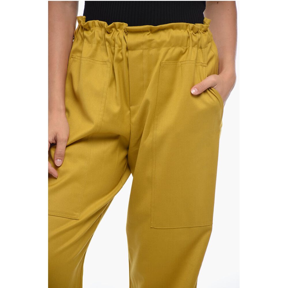Edra High Waisted Slim Fit Pants