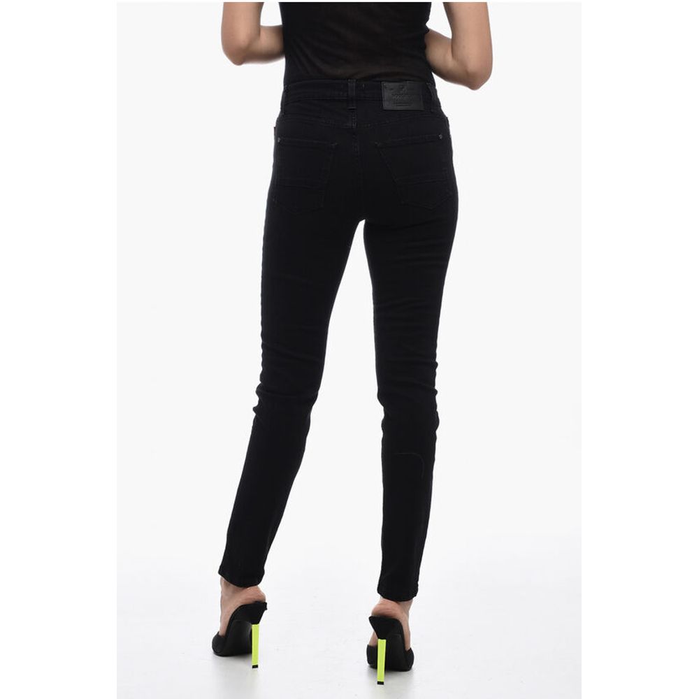 Woolrich Skinny Fit Denims with Logo Patch