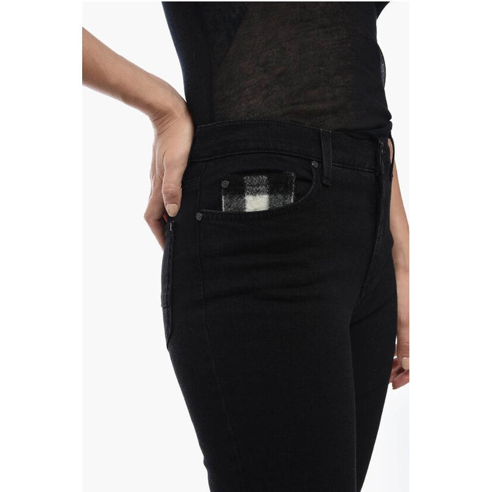 Woolrich Skinny Fit Denims with Logo Patch