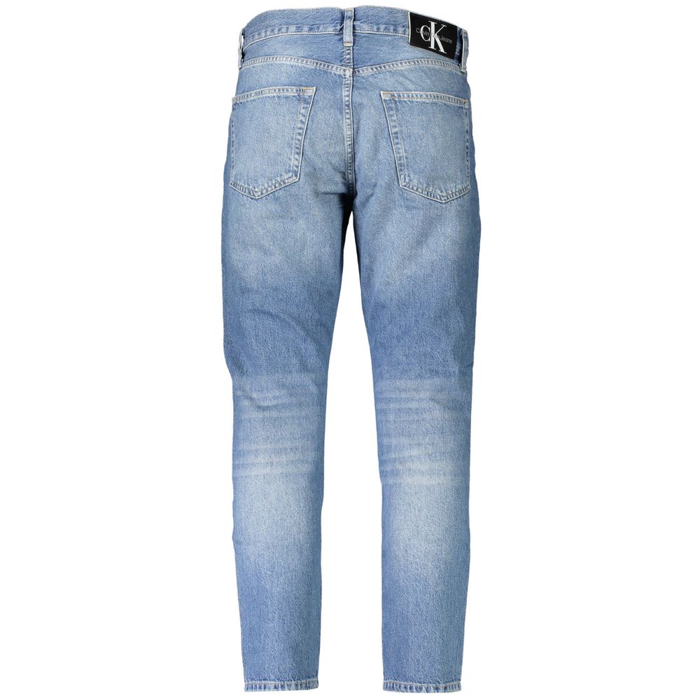 Calvin Klein Blu Cotton Mens Jeans