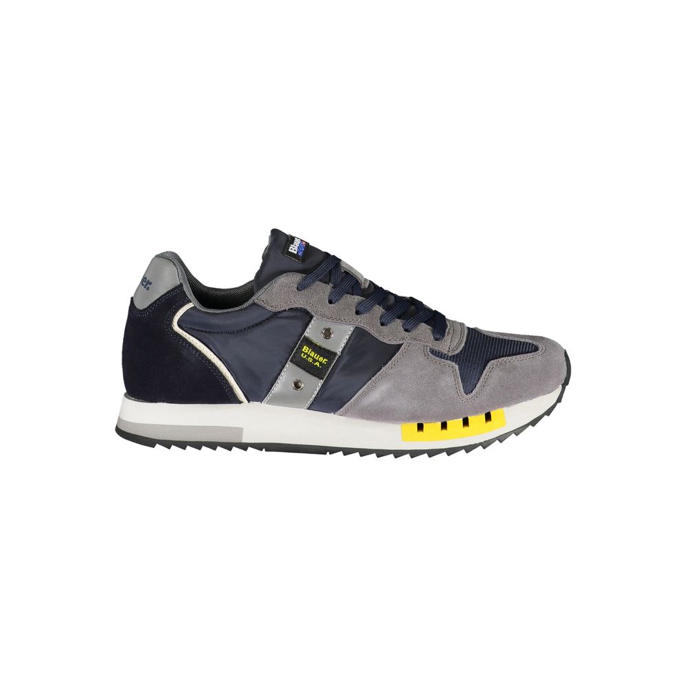 Blauer Blue Leather Men Sneaker