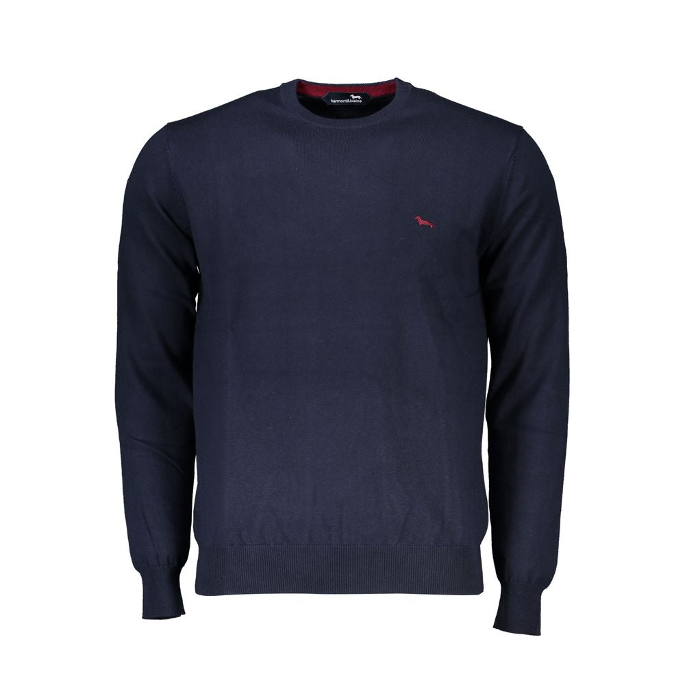 Harmont & Blaine Blue Cotton Sweatshirt