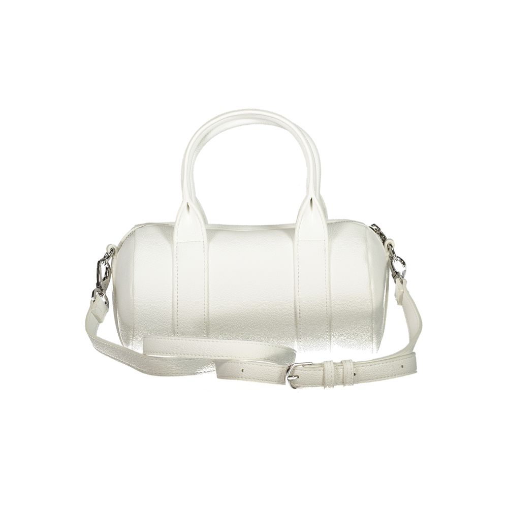 Mario Valentino White Polyethylene Handbag