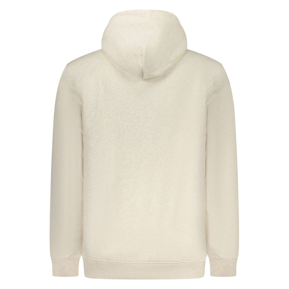 Tommy Hilfiger Beige Cotton Men's Sweatshirt Hoodie