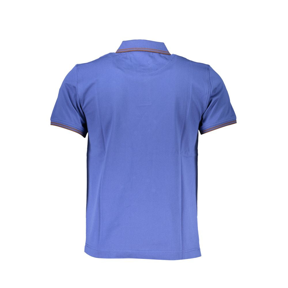 Harmont & Blaine Blu Cotton Men Polo Shirt