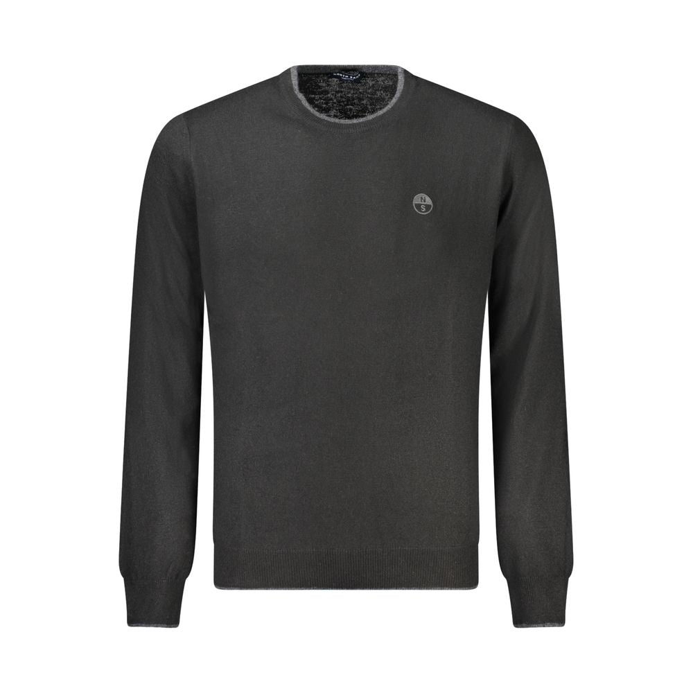 Ανδρικό πουλόβερ Black Wool North Sails